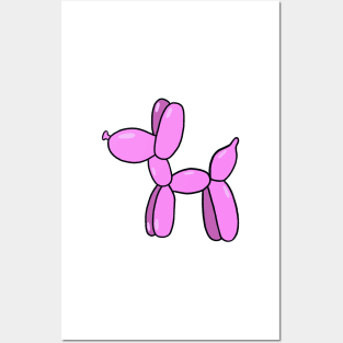 Pink Balloon Dog Posters and Art